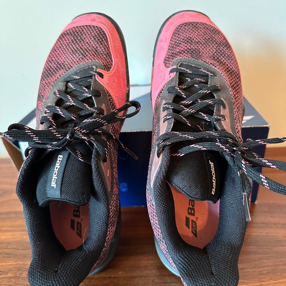 Babolat Womens Tennis Shoes size 9.5 Jet Tere AC Pink/Black